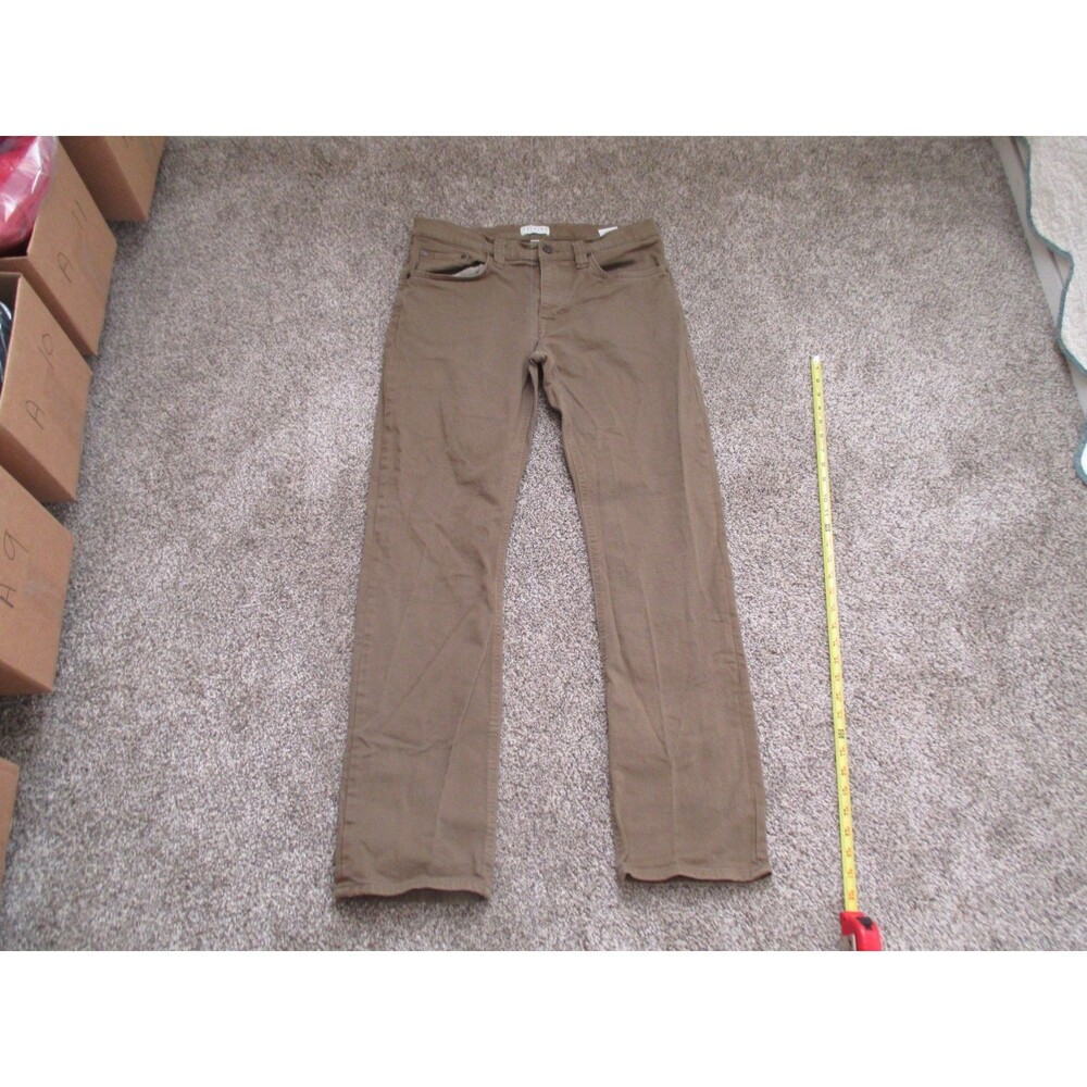 Tecovas Mens Everyday Standard Straight 5 Pocket Jeans Tan Brown Size 32x32